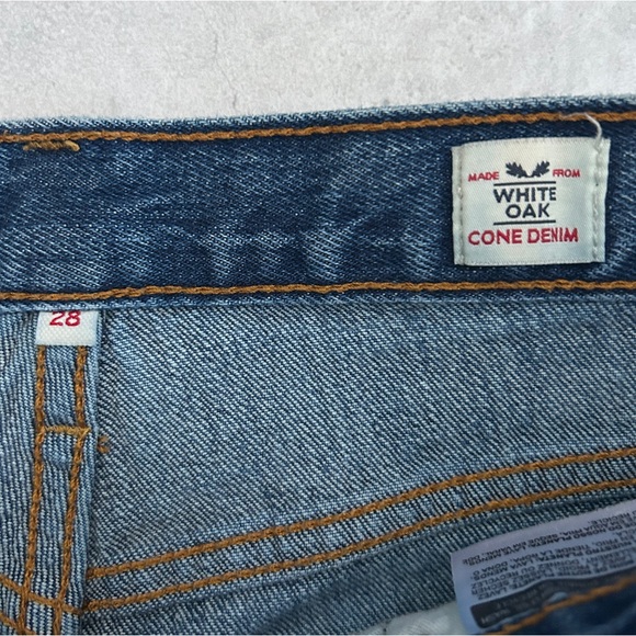 Levi's Wedgie White Oak Cone Raw Hem Denim Jeans - Size 28 - EUC - Picture 7 of 16